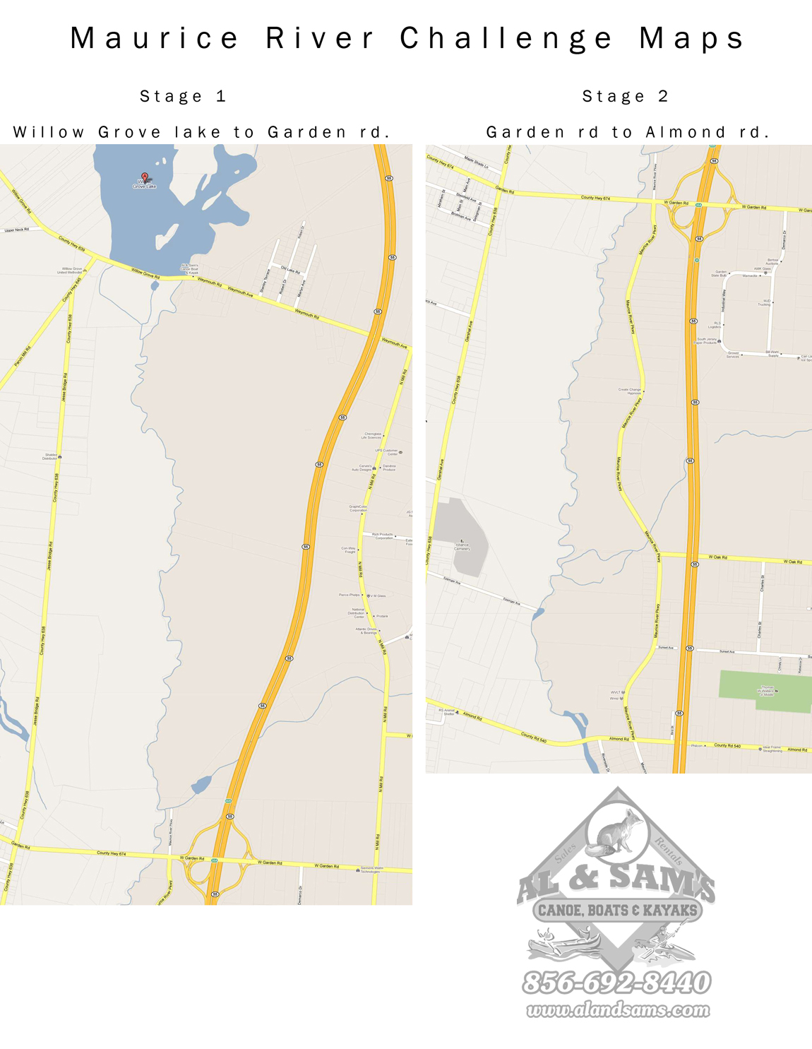Level 1 and 2 map